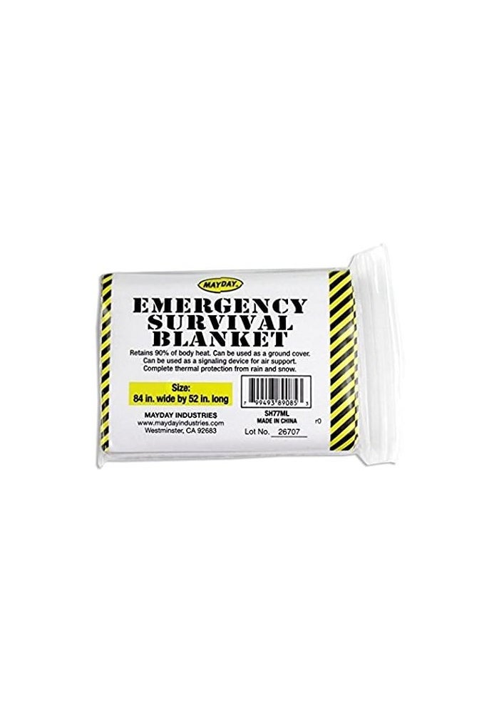 Mayday Industries Emergency Survival Solar Blanket for One Person